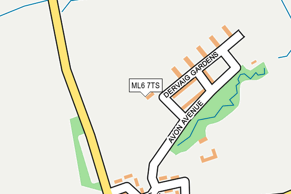 ML6 7TS map - OS OpenMap – Local (Ordnance Survey)