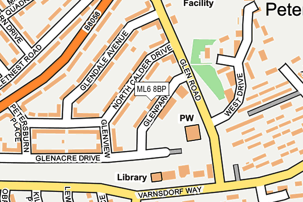 ML6 8BP map - OS OpenMap – Local (Ordnance Survey)