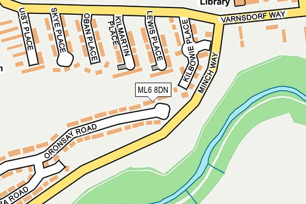 ML6 8DN map - OS OpenMap – Local (Ordnance Survey)