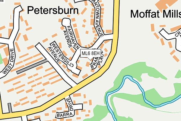 ML6 8EH map - OS OpenMap – Local (Ordnance Survey)