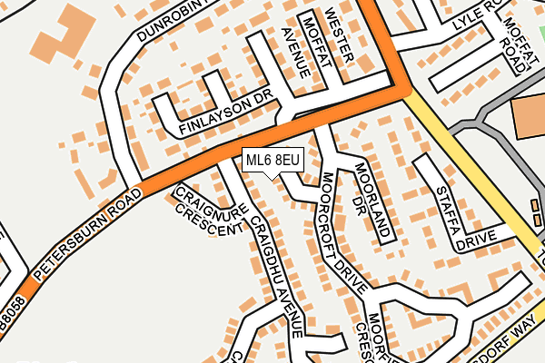ML6 8EU map - OS OpenMap – Local (Ordnance Survey)