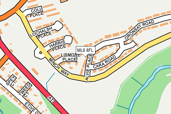 ML6 8FL map - OS OpenMap – Local (Ordnance Survey)