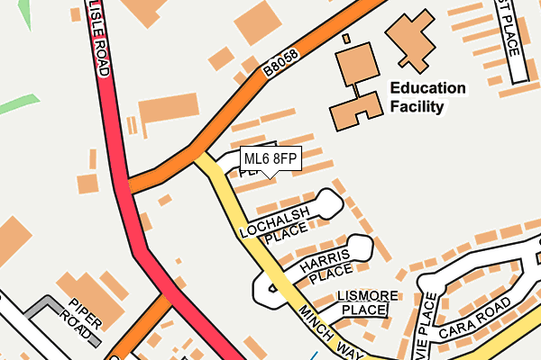 ML6 8FP map - OS OpenMap – Local (Ordnance Survey)