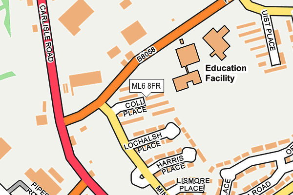 ML6 8FR map - OS OpenMap – Local (Ordnance Survey)