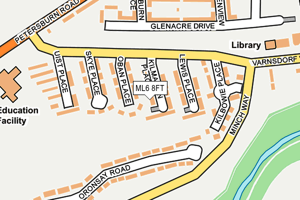 ML6 8FT map - OS OpenMap – Local (Ordnance Survey)