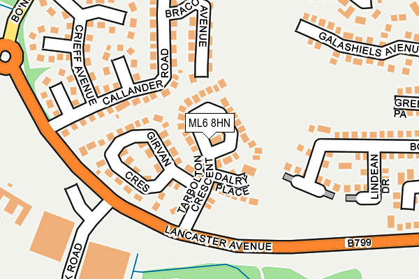 ML6 8HN map - OS OpenMap – Local (Ordnance Survey)