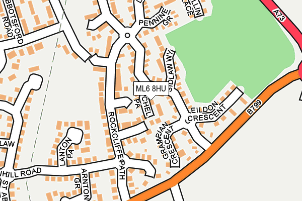 ML6 8HU map - OS OpenMap – Local (Ordnance Survey)