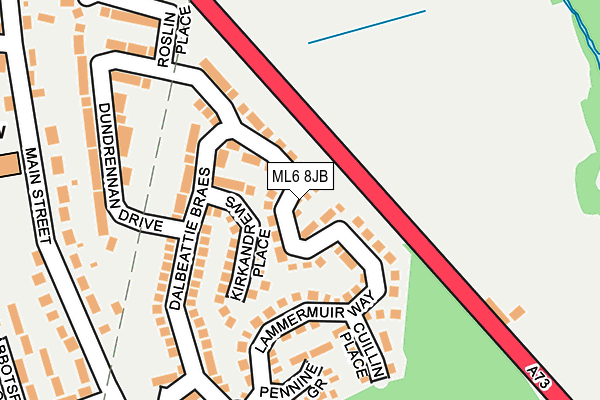 ML6 8JB map - OS OpenMap – Local (Ordnance Survey)