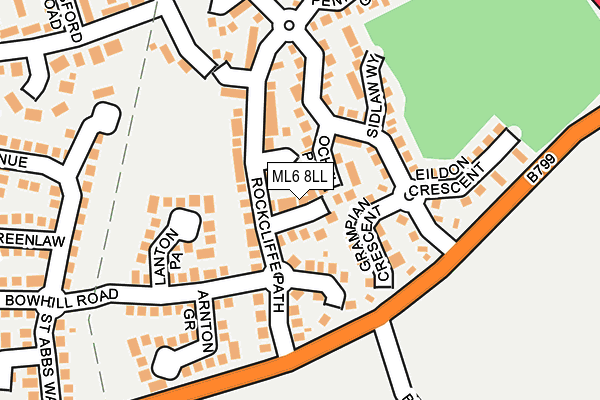 ML6 8LL map - OS OpenMap – Local (Ordnance Survey)