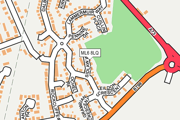 ML6 8LQ map - OS OpenMap – Local (Ordnance Survey)