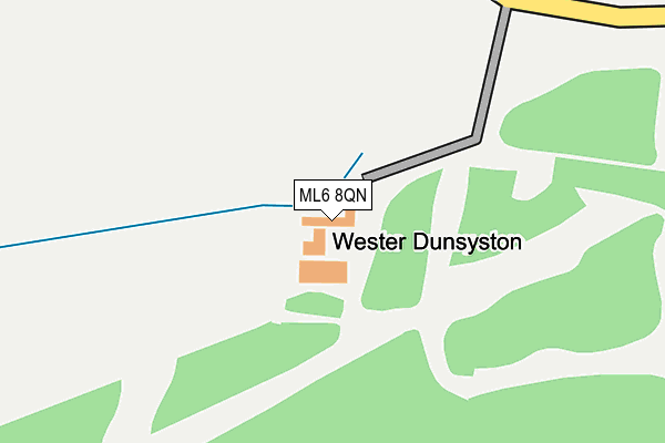 ML6 8QN map - OS OpenMap – Local (Ordnance Survey)