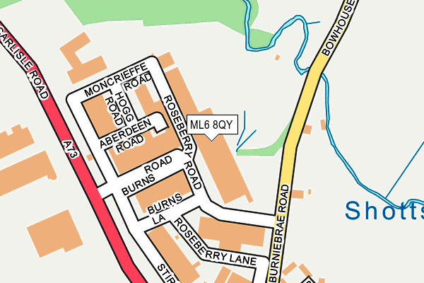 ML6 8QY map - OS OpenMap – Local (Ordnance Survey)