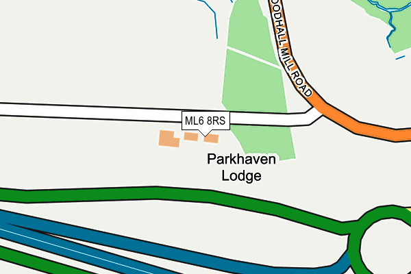 ML6 8RS map - OS OpenMap – Local (Ordnance Survey)