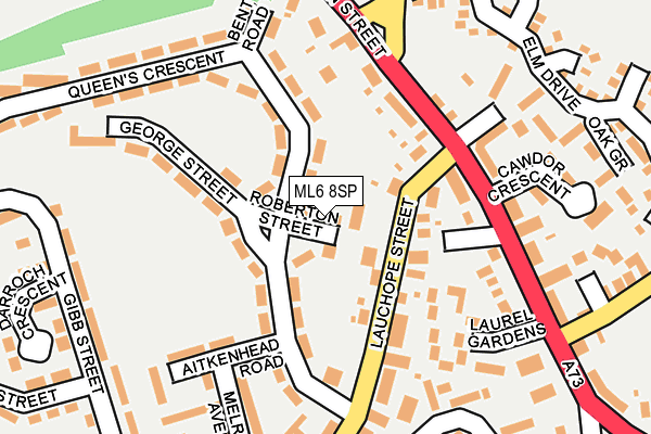 ML6 8SP map - OS OpenMap – Local (Ordnance Survey)