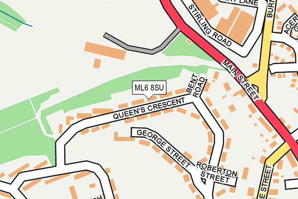 ML6 8SU map - OS OpenMap – Local (Ordnance Survey)