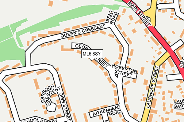 ML6 8SY map - OS OpenMap – Local (Ordnance Survey)