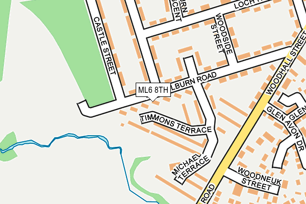 ML6 8TH map - OS OpenMap – Local (Ordnance Survey)