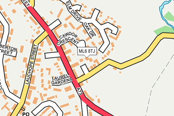 ML6 8TJ map - OS OpenMap – Local (Ordnance Survey)