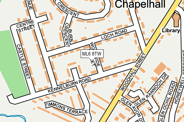 ML6 8TW map - OS OpenMap – Local (Ordnance Survey)