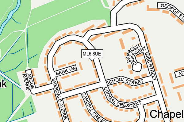 ML6 8UE map - OS OpenMap – Local (Ordnance Survey)