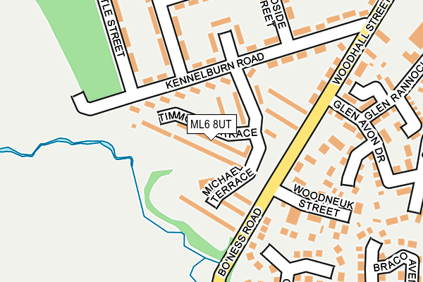 ML6 8UT map - OS OpenMap – Local (Ordnance Survey)