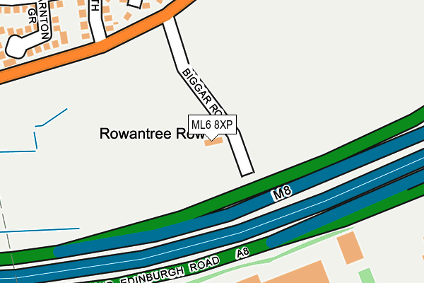 ML6 8XP map - OS OpenMap – Local (Ordnance Survey)