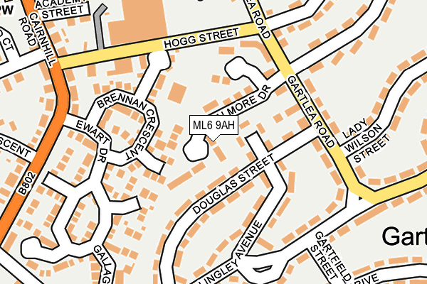 ML6 9AH map - OS OpenMap – Local (Ordnance Survey)