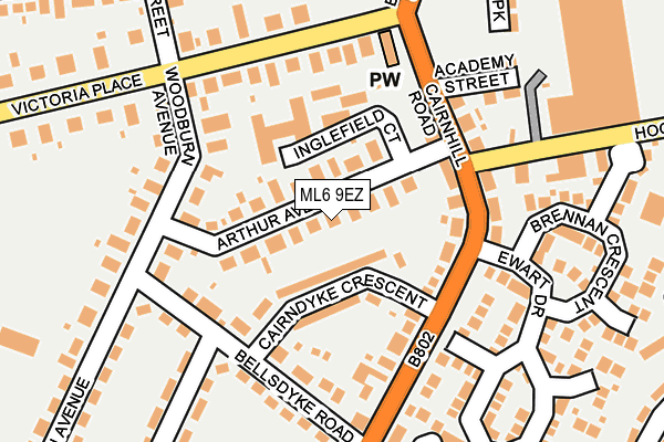 ML6 9EZ map - OS OpenMap – Local (Ordnance Survey)