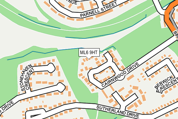 ML6 9HT map - OS OpenMap – Local (Ordnance Survey)