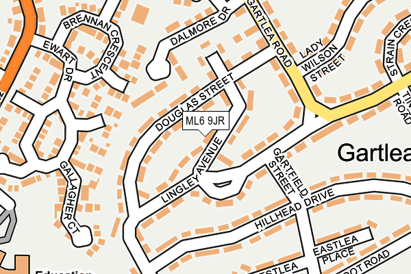 ML6 9JR map - OS OpenMap – Local (Ordnance Survey)