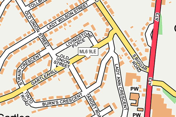ML6 9LE map - OS OpenMap – Local (Ordnance Survey)