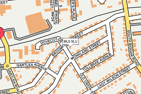 ML6 9LU map - OS OpenMap – Local (Ordnance Survey)