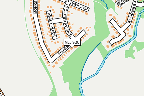 ML6 9QU map - OS OpenMap – Local (Ordnance Survey)