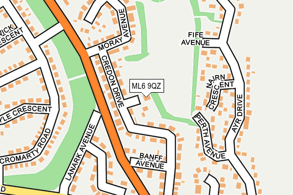 ML6 9QZ map - OS OpenMap – Local (Ordnance Survey)