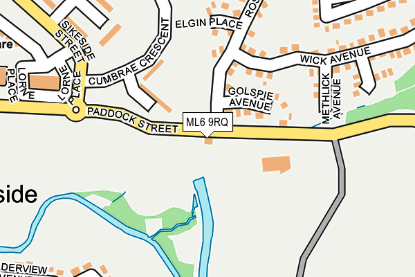 ML6 9RQ map - OS OpenMap – Local (Ordnance Survey)