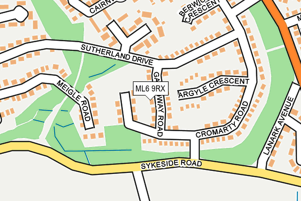 ML6 9RX map - OS OpenMap – Local (Ordnance Survey)