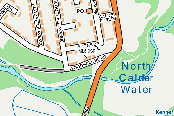 ML6 9SP map - OS OpenMap – Local (Ordnance Survey)