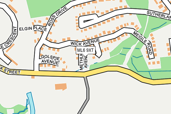 ML6 9XT map - OS OpenMap – Local (Ordnance Survey)