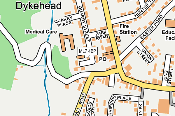 ML7 4BP map - OS OpenMap – Local (Ordnance Survey)