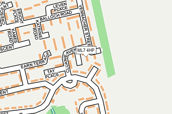 ML7 4HP map - OS OpenMap – Local (Ordnance Survey)