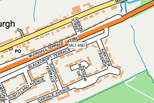 ML7 4ND map - OS OpenMap – Local (Ordnance Survey)