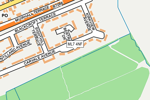 ML7 4NF map - OS OpenMap – Local (Ordnance Survey)