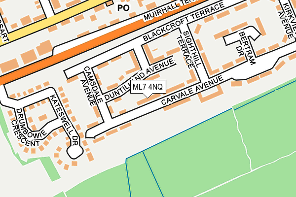 ML7 4NQ map - OS OpenMap – Local (Ordnance Survey)