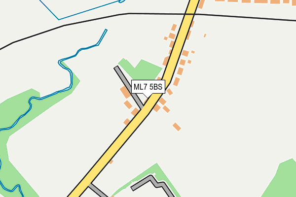 ML7 5BS map - OS OpenMap – Local (Ordnance Survey)