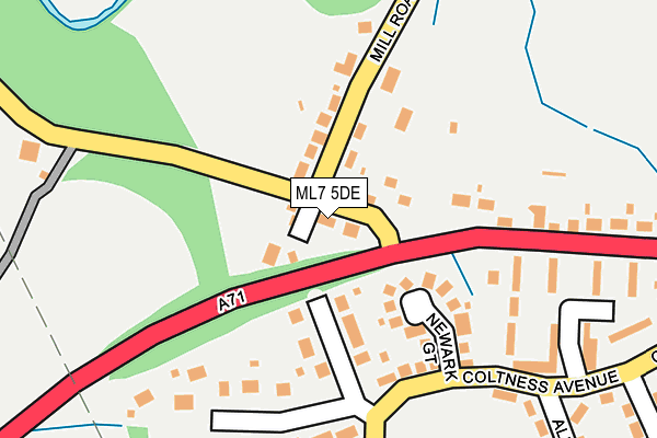 ML7 5DE map - OS OpenMap – Local (Ordnance Survey)