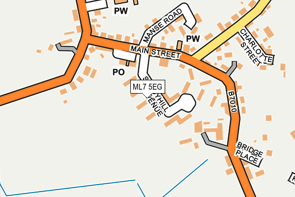 ML7 5EG map - OS OpenMap – Local (Ordnance Survey)
