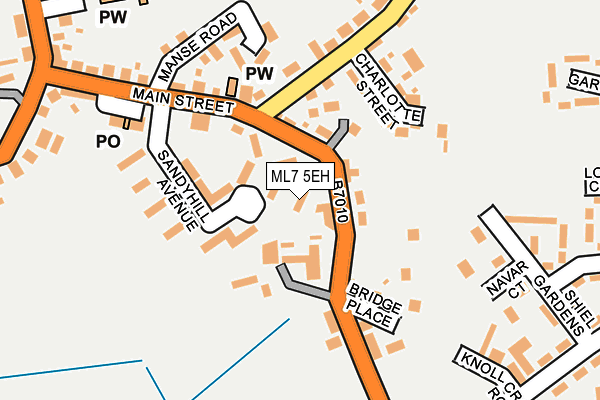 ML7 5EH map - OS OpenMap – Local (Ordnance Survey)