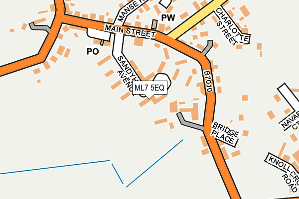 ML7 5EQ map - OS OpenMap – Local (Ordnance Survey)