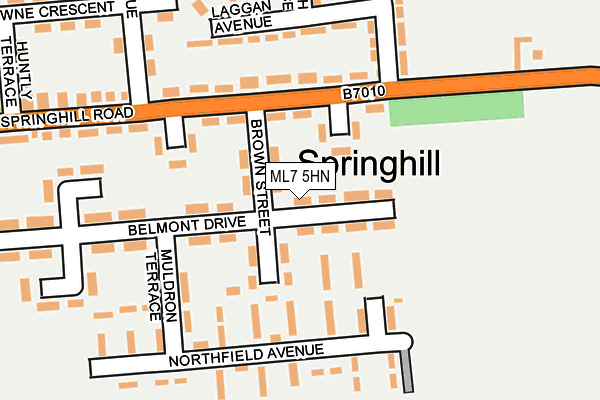 ML7 5HN map - OS OpenMap – Local (Ordnance Survey)