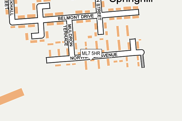 ML7 5HR map - OS OpenMap – Local (Ordnance Survey)